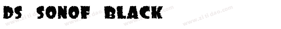 DS SonOf Black字体转换